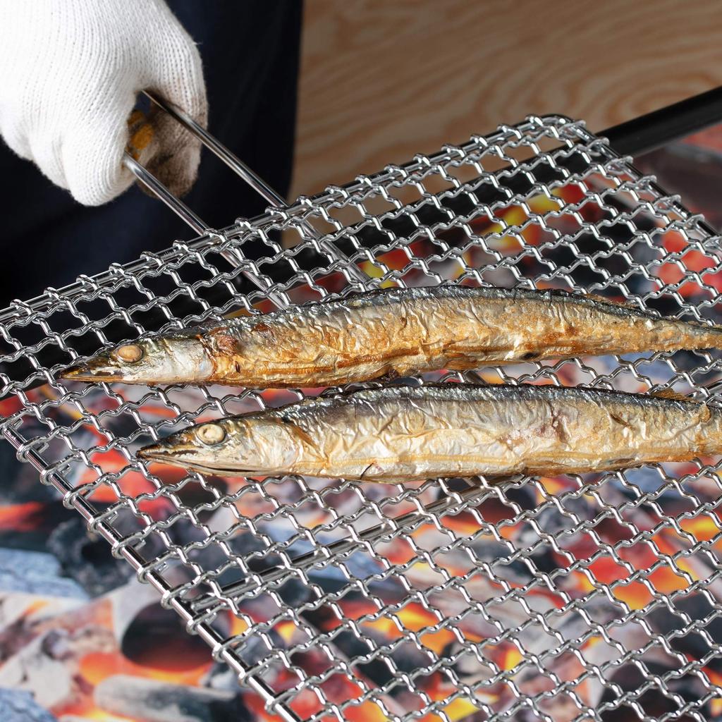 Endo Shoji Tafflos 39 Commercial Grilling Single Handle Made in DTH04039 No. Net, (Chrome-Plated Iron), Japan,