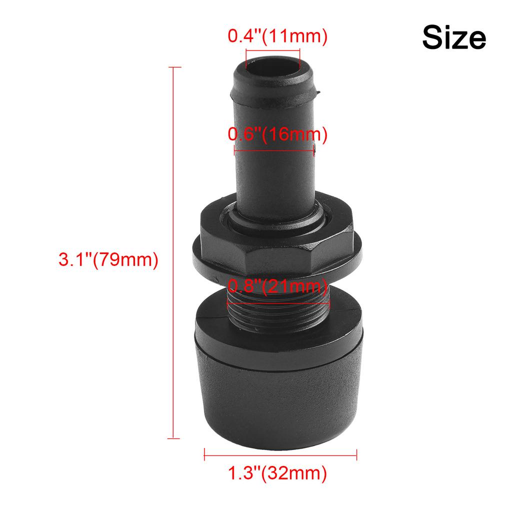 Straight Fuel Tank Vents 22mm Nylon Fuel Tank Vents Straight Vents For Boats