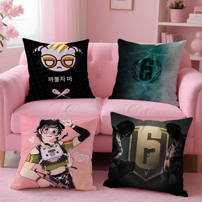 Том Клэнсис R-Rainbow Six Siege Игровой Наволочка с Принтом Наволочка для Гостиной Дивана Подушка Чехол и Декор для Спальни