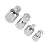 4 шт. Серебряные стальные переходники-редукторы для торцевых головок 1/2", 3/8", 1/4" Адаптер для гаечного ключа