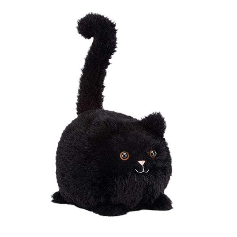 Jellycat Серия Кошки Животное Котенок Компаньон и Комфорт Черная Кукла Плюшевая Кукла 10см Высота