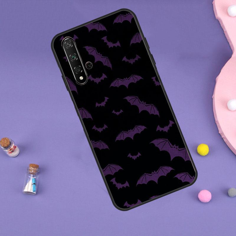 Halloween Vampire Bats Funda For Huawei Nova Y91 Y90 Y70 Y60 Y61 9 10 SE 11i 8i 7i 3i 5T P30 P40 Lite P60 Pro Case