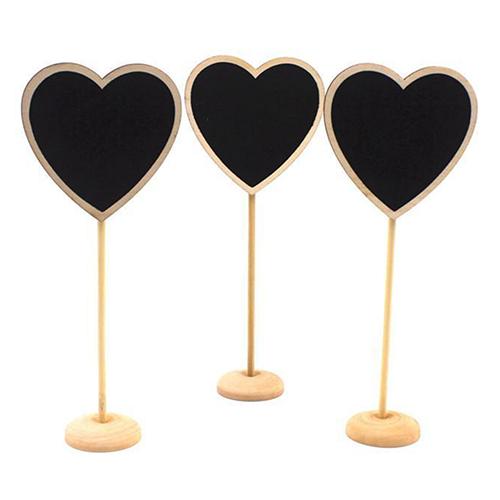 10 шт. Мини деревянная доска объявлений Свадебная доска для записей мелом доска для показа ARI