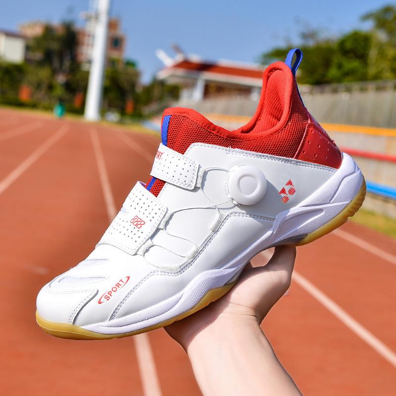 Manufacturer Summer Breathable Badminton Shoes Men's and Women's Rotating Wear-resistant Table Tennis Shoes Adolescent Student Sports Shoes