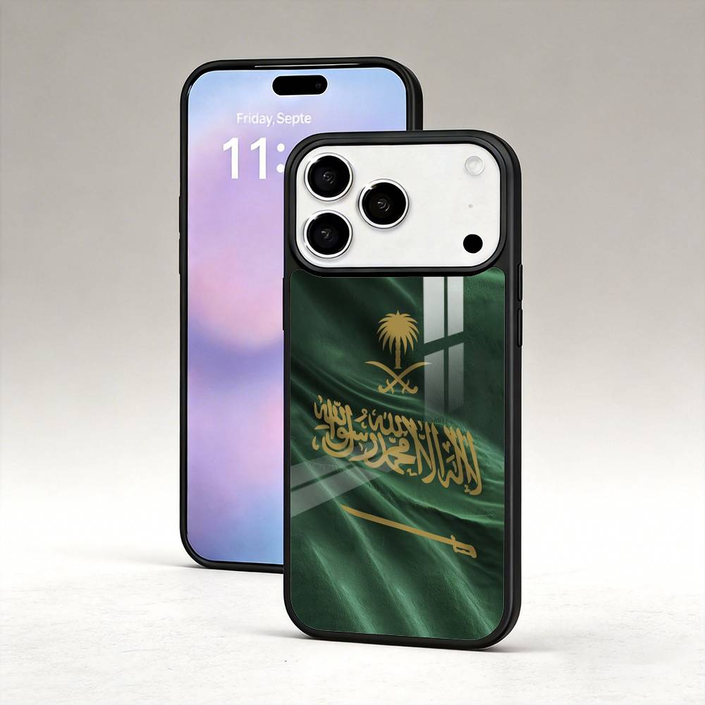 Чехол для телефона Флаг Королевства Саудовская Аравия Для iPhone17,16,15,14,13,12,Pro,Max,Магнитный Для Magsafe Беспроводной Зарядки