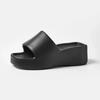 Platform Women Slippers Summer Outside Thick Sole Slippers Slope Heel Slippers Women Sandals Plastic Sandal Dames Muiltjes