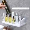 Swan Shelf Home Use No-Punch Removable Kitchen Bathroom Multifunctional Shelf Adhensive Hanging Rack Holder