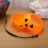 Scary Halloween Candy Bucket Detachable Pumpkin Kettle Box for Trick or Treat Spacious Eye-catching Decoration