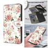 Peony Flower Pattern Shockproof Card Slots PU Leather Wallet Phone Case for iPhone,Samsung,Huawei,Xiaomi,Moto,Oppo,Google,Nokia,LG,Oppo...