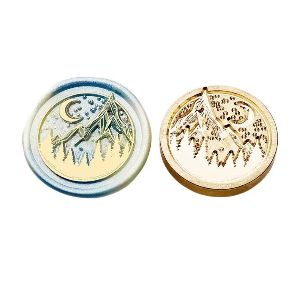 Antique Metal Sealing Wax Seals Head Sealing Wax Stamp Replace Head  for Birthday Cards