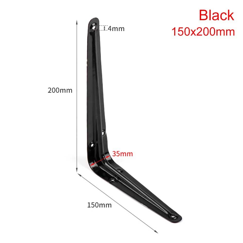 1 шт. Новый 4-14 дюймовый треугольный кронштейн-поддержка настенный подвесной L-образный монтажный кронштейн черный белый фиксированная полка угловая скоба