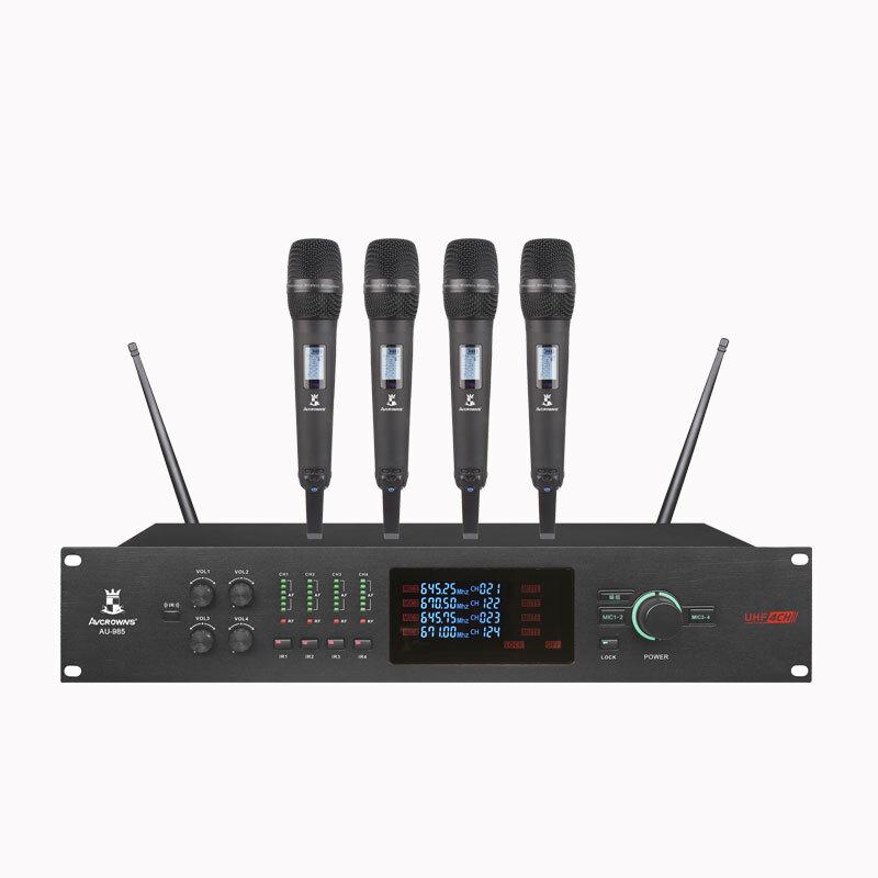MVCORWNS AU-985 Professional 4-Microphone System CN plug (adapter included) (CN version)