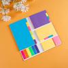 Scratch Pad Shell Vibrant Color Sticky Notes Water-Based Adhesive Reusable Bright Color Memo Pad Office Supplies