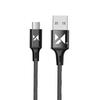 Кабель Wozinsky USB-microUSB 2.4A 1м черный