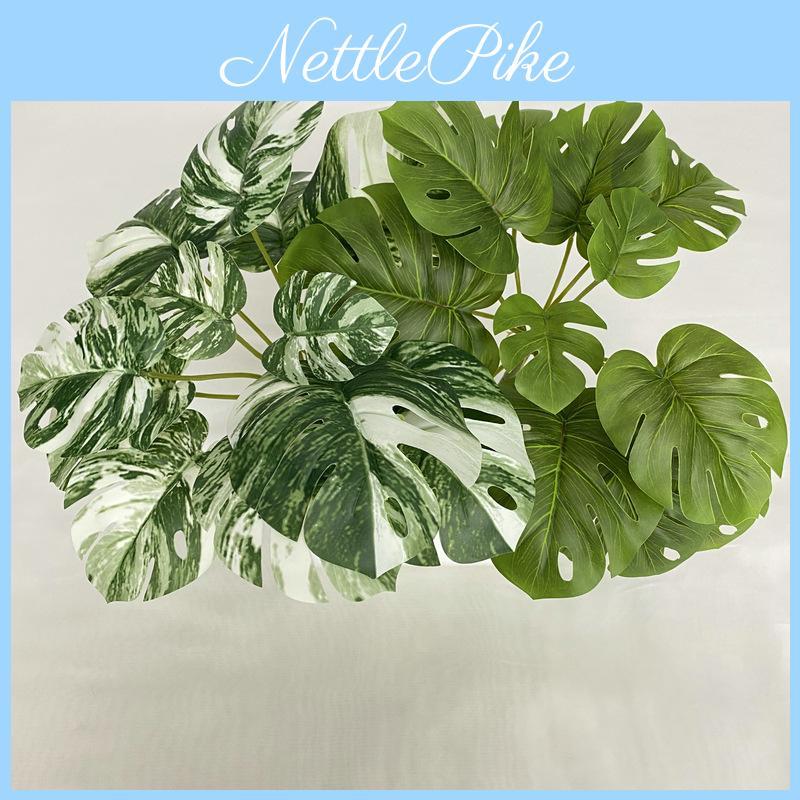Лист Реалистичный Монстера Декор для Вечеринки Искусственная Зелень Для Дома Стола Свадебный Подарок