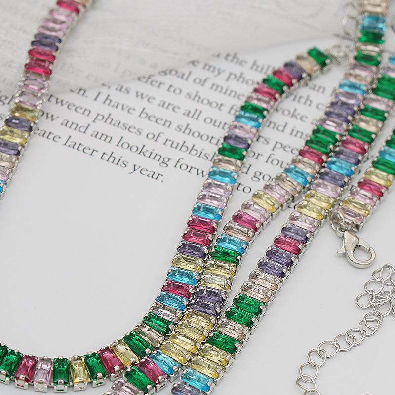 Elegant Zircon Choker Necklace: European and American Style