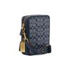 New COACH Sullivan Jacquard Fabric With Cow Leather Crossbody Bag, Shoulder Bag Trumpets Men's Denim CG996-B4DE