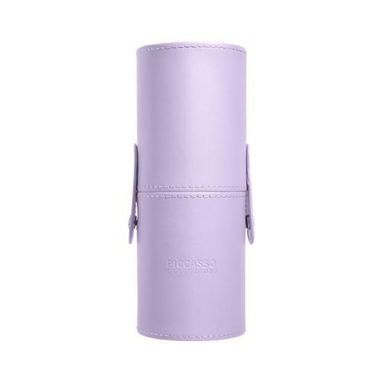Picasso Collezioni leather cylindrical brush case 3 colors