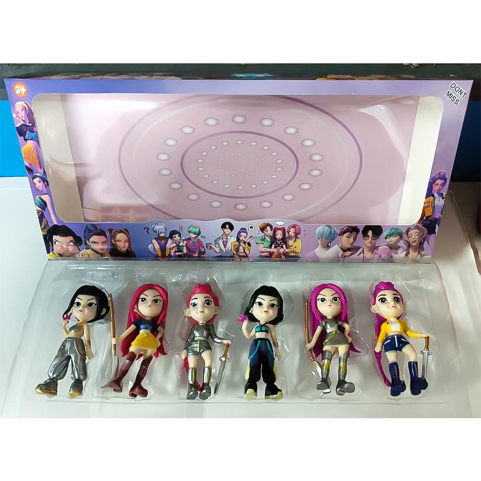 НОВЫЙ K-pop Охотник на демонов Руми Зои Мира аниме поливинилхлорид коллекция персонажей настольные безделушки Детский новогодний подарок