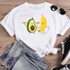 (Asian Size) Short Sleeve Print Cactus Trend Lovely Style Female T Clothing Summer Top Casual  Ladies Graphic Tee Women's Fashion T-shirt