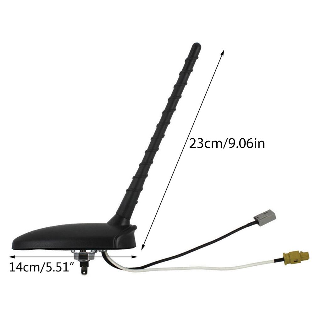Универсальное основание автомобильной антенны со встроенной антенной Стильное крепление для автомобильной антенны Улучшает прием сигнала и качество звука