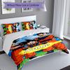 3pcs Custom Name Dragon Ball Set,Includes 1 Duvet Cover and 2 Pillowcases,All-season Bedroom Decor