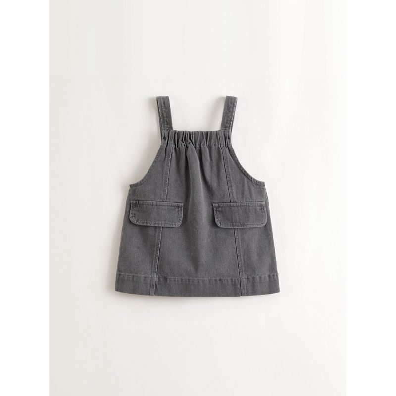 Mark Jenny Girls' Pure Cotton A-Line Denim Suspender Skirt Baby Skirt 2026 Spring New Style 551653