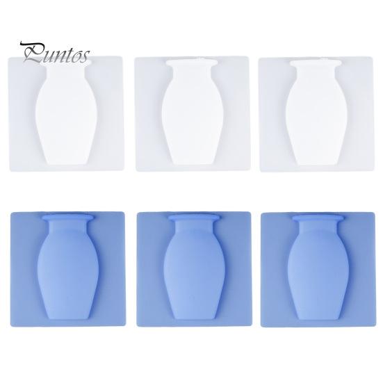 3/6 шт. настенное крепление силиконовая ваза многоразовая самоклеящаяся для домашнего офиса внутреннего холодильника окна настенные подвесные растения ваза для цветов наклейка украшение