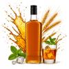 5X Jack Walker 700Ml Szklana Butelka Z Zakrętką Na Bimber Whisky Wino Sok