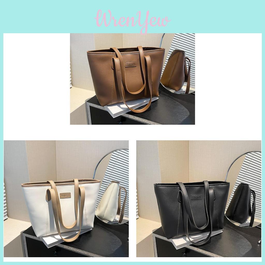 Urban Womens Tote Bag In Pu With Top Zip And Interior Pouch For Work And Shopping