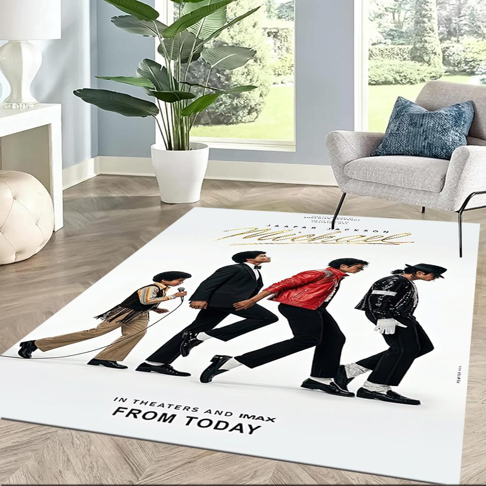Michael Jackson 95 Floor Mat Suitable for Hallway Game Room Outdoor Dining Room Anti-slip Rug Decorate Offices Spiritual Gift