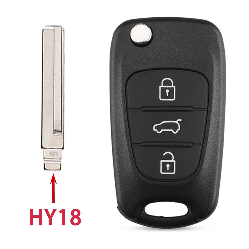 Для Hyundai I20 I30 Ix35 I35 Для Kia K2 K5 Rio 3 Picanto Ceed Cerato Sportage Флип-пульт ДУ Чехол Корпус Автомобильного Ключа 3 Кнопки