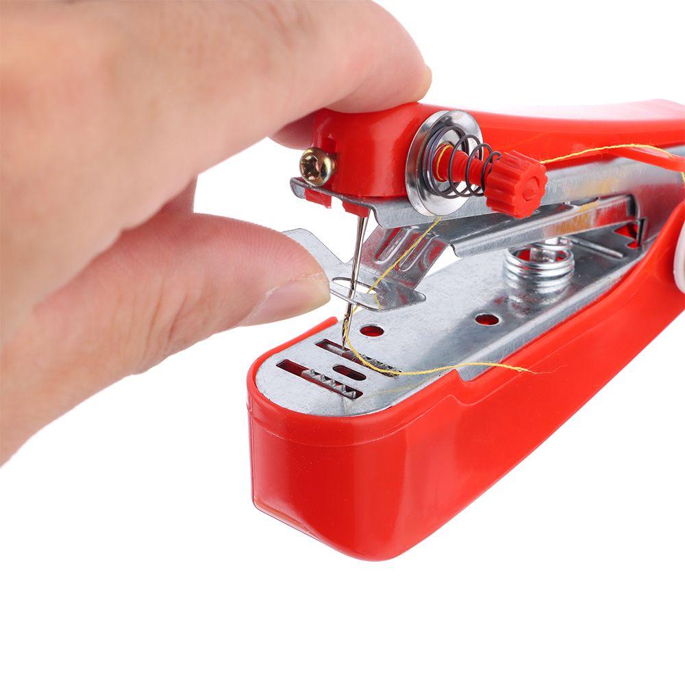 Gift Family Clothes Fabrics Sewing Machine Mini Hand-Held Needlework Craft Cordles