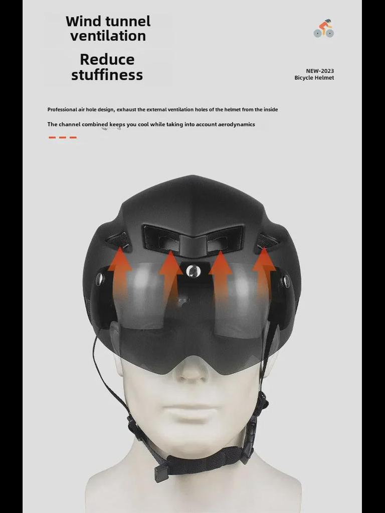 Шлем Wildside Triathlon TT с магнитными очками — новый велосипедный шлем, готовый к соревнованиям