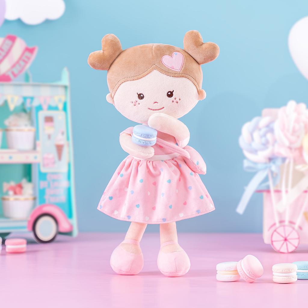 Мягкая кукла Baby Girl Gifts Milly Heart Series для первого подарка на день рождения малыша 30 см