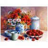 Полный 5D Diy Алмазная картина Фрукты Цветок Алмазная вышивка Крест Стежок Главная Декор Ручной подарок