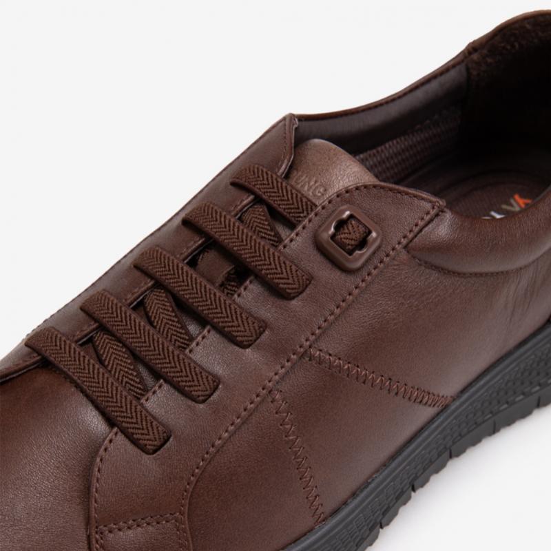 Young Age By ESquire Men S Cowhide Rolling SneakerS Brown