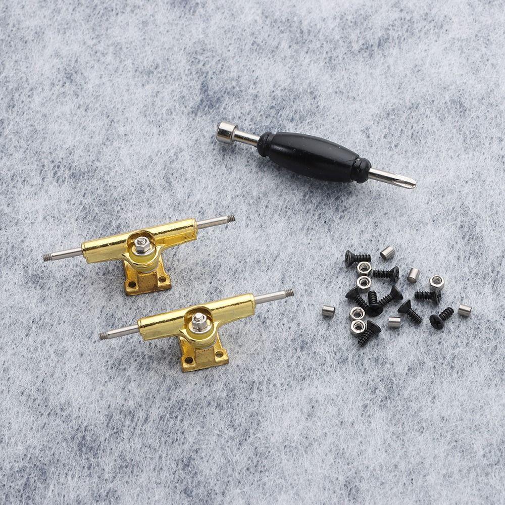 1 пара, новый, с гайками, подвеска для скейтборда, игрушка, коллекционный грузовик, болты для грузовика, подшипник, крепления для деки, модель 32 мм, детали для фингерборда