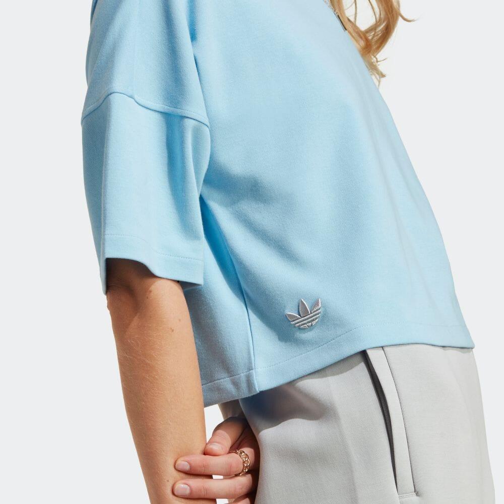 Adidas Originals Adicolor Neuclassics Tee T Shirt Women's Blue IB7311