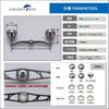 Ручка катушки HEIGHTEN 130 мм с ручкой 35 мм для мультипликаторной катушки Shimano Daiwa Abu Garcia General серии Chrysant (Бронзовый) (738)