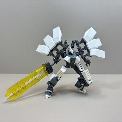 MOC Бронированный робот Конструктор Модель Детские игрушки Оригинальный дизайн Фигурка Игл Мех Воин Набор блоков Игрушки для детей