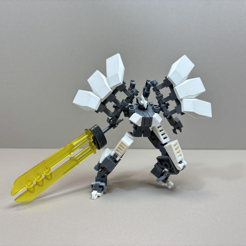 MOC Бронированный робот Конструктор Модель Детские игрушки Оригинальный дизайн Фигурка Игл Мех Воин Набор блоков Игрушки для детей