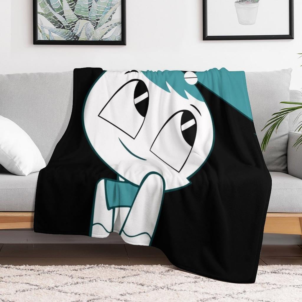 Jenny the Teenage Robot XJ9 HD Throw Blanket Cozy Home Blanket Gift for Christmas Holiday