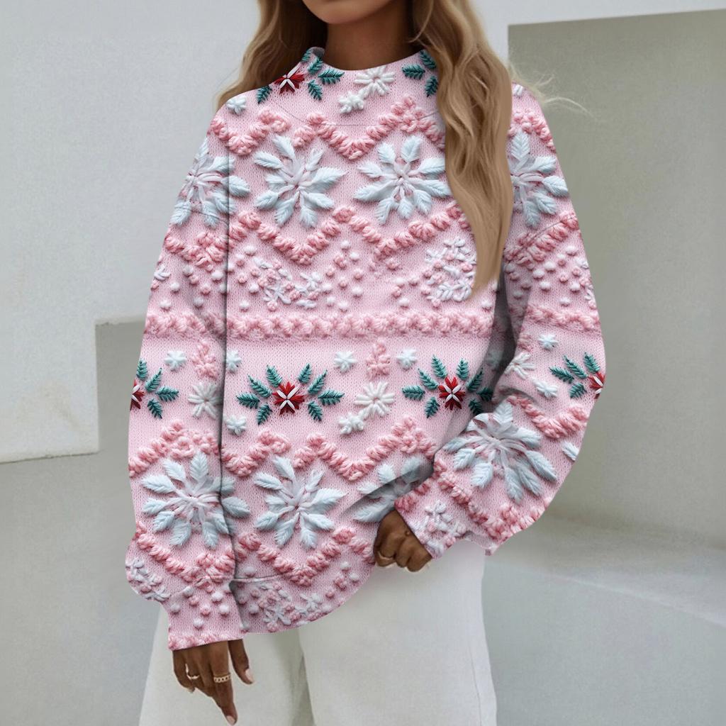 Женский свитшот с воротником-стойкой, осенний, удобный, оверсайз, нарядный пуловер, свитшоты без капюшона, уютные топы с высоким воротником