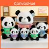 Panda Plush Doll Soft Stuffed Toy Pp Cotton Filling For Bedroom Comfort Gift