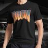 DOOM Logo Active T-Shirt Funny Size S To 5XL