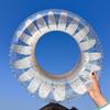 2024 New Arrival Sponge Base Ring Sunflower Thickened Underarm Swimming Ring Infant Toddler Swimming Seat Circle Eco-friendly Pvc