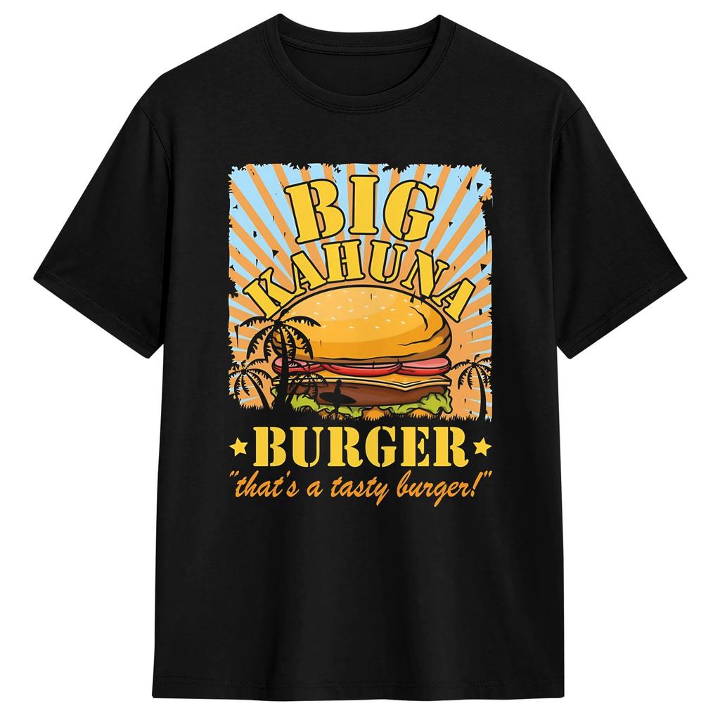 Novelty The Big Kahuna Burger T Shirt Unisexs Cotton Short Sleeve  Oneck Summer Tops Shirts