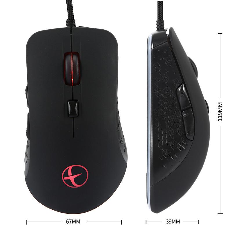 2400 DPI Heating Warmer Hands USB Wired Gaming Mouse for Notebook Computer PC Gaming Mouse