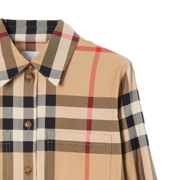 Burberry SS23 Рубашка Женская Бежевая 80713381